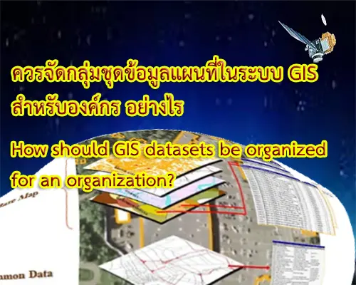  How should GIS datasets be organized for an organization?