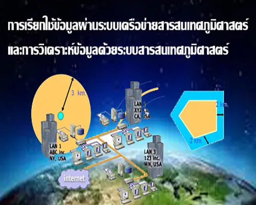 ระบบเครือข่ายสารสนเทศภูมิศาสตร์และการวิเคราะห์ข้อมูลด้วยระบบสารสนเทศภูมิศาสตร์